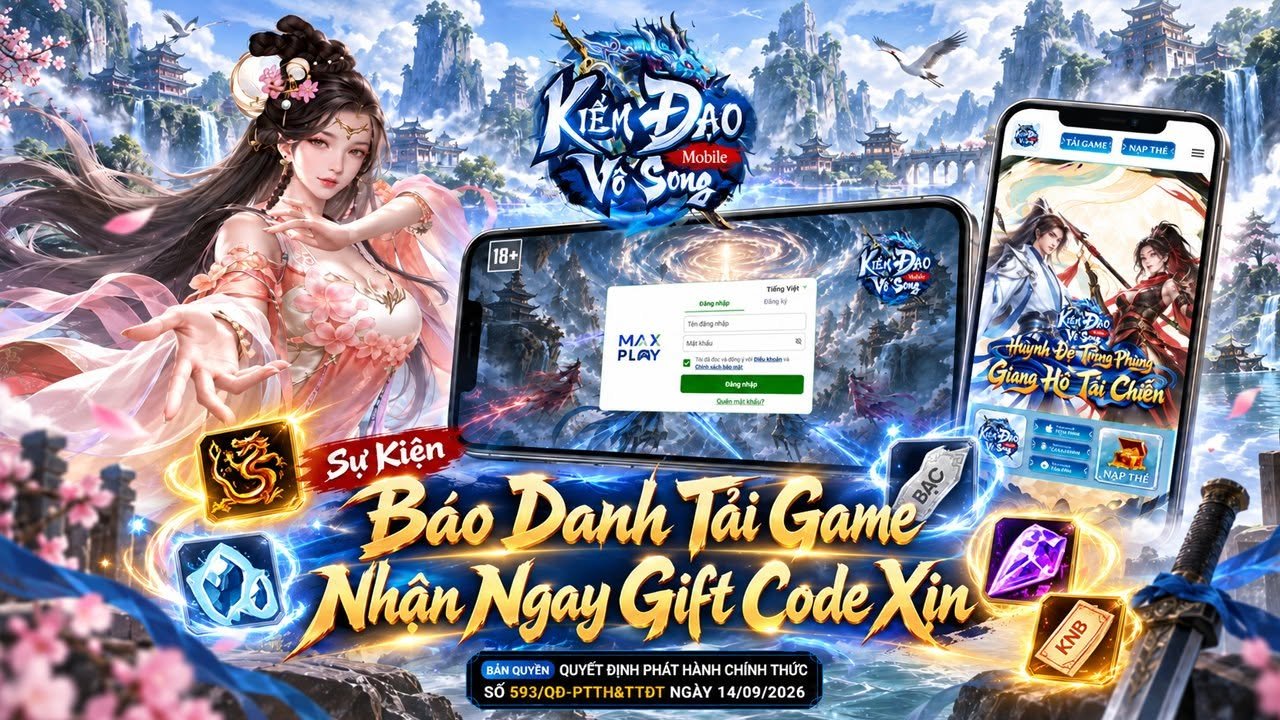🔥SỰ KIỆN BÁO DANH TẢI GAME - NHẬN GIFTCODE XỊN